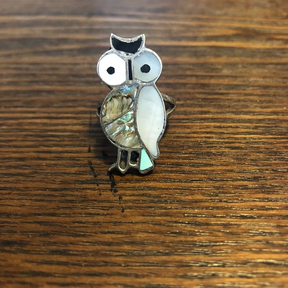 Owl ring size 6.5 - Picture 1 of 3